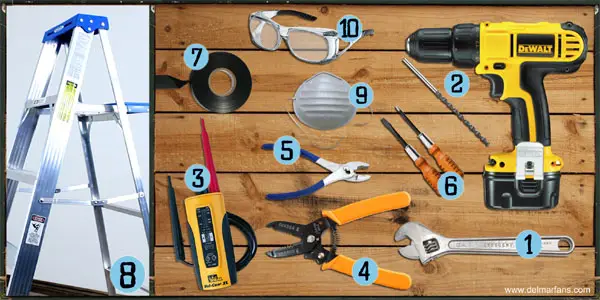 All Tools Needed To Install Ceiling Fans