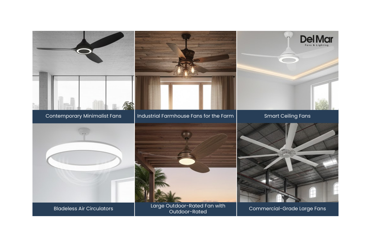 big modern ceiling fan