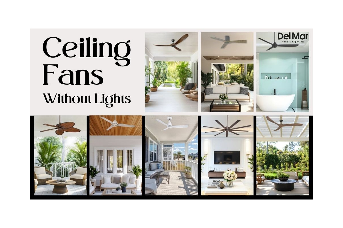 ceiling fans without lights