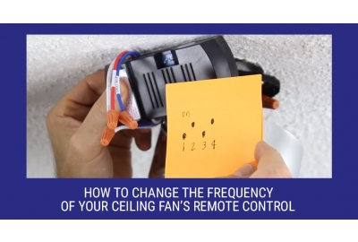 How to Change the Frequency of Your Ceiling Fan Remote?