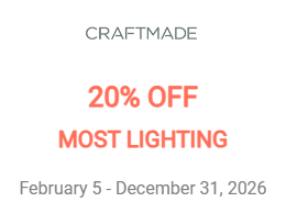 Craftmade Ceiling Light Fixtures | 20% Off Most
