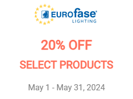 Eurofase Lighting Fixtures | 20% Off