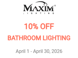 Shine with Maxim Lighting | 10% OFF