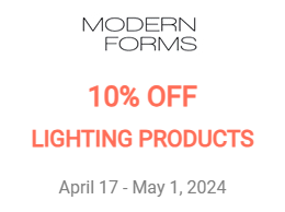 Modern Forms Lighting Fixtures | 10% off