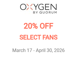 Oxygen Ceiling Fans | 20% Off Select Fans