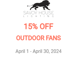 Design-Focused Savoy House Ceiling Fans | 15% Off