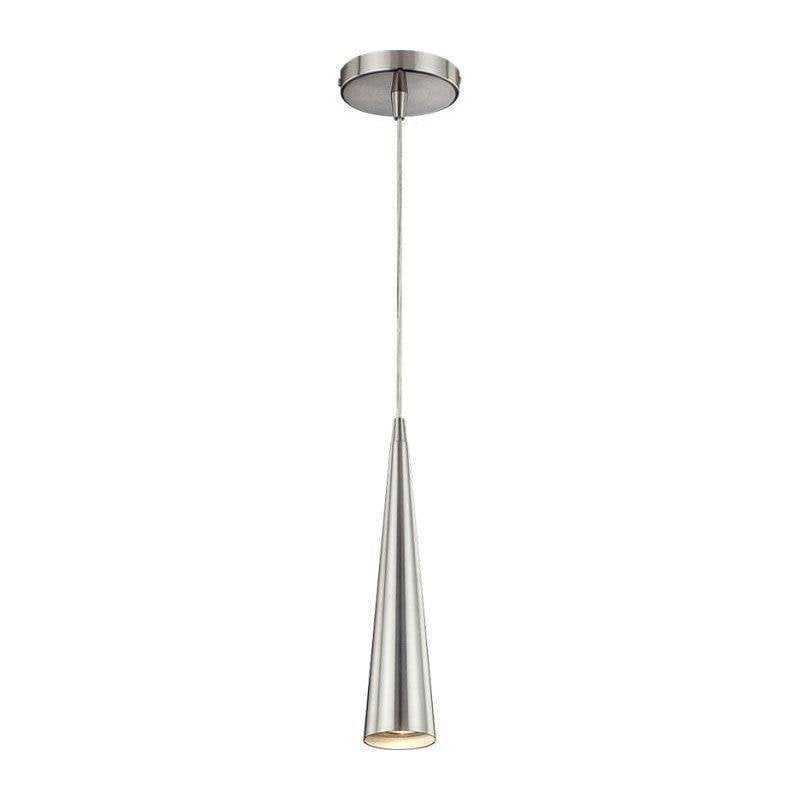 Eurofase 20444-020 Sliver 1-Light Satin Nickel Pendant