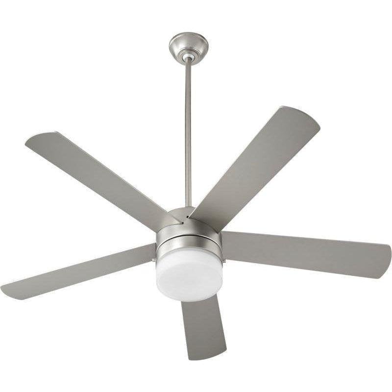 Quorum 37525-65 Maxwell 52 Inch Satin Nickel Ceiling Fan with