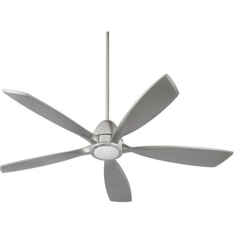 Quorum 66565-65 Holt 56 Inch Satin Nickel Ceiling Fan with LED