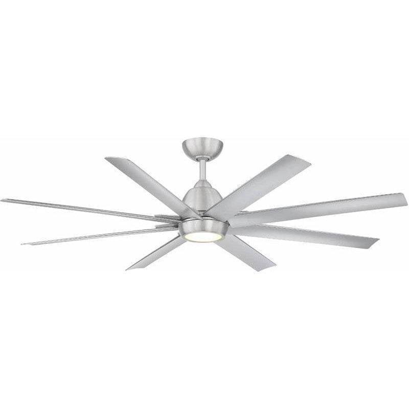 WAC F-064L-BA Mocha XL 66 Inch Brushed Aluminum Ceiling Fan with