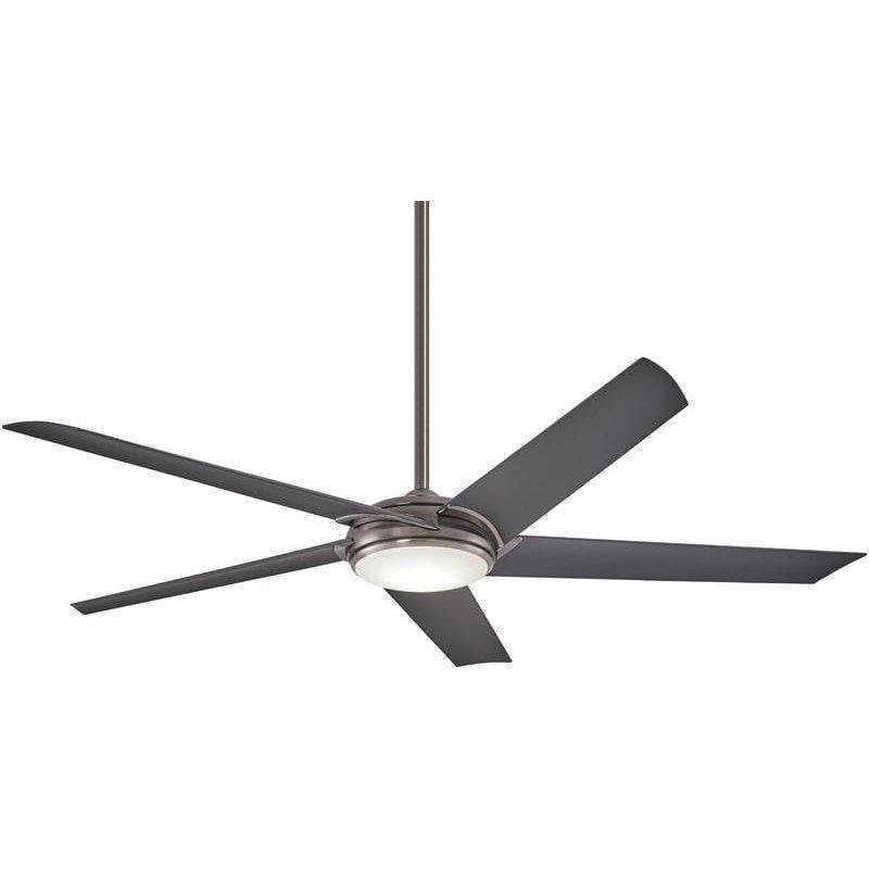 Minka-Aire F617L-GM Raptor 60 Inch Gun Metal Ceiling Fan with LED