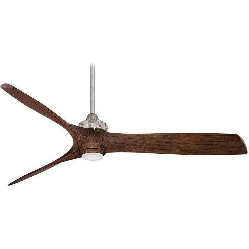 Minka-Aire F853L-BN/MM Aviation 60 Inch Brushed Nickel Ceiling Fan