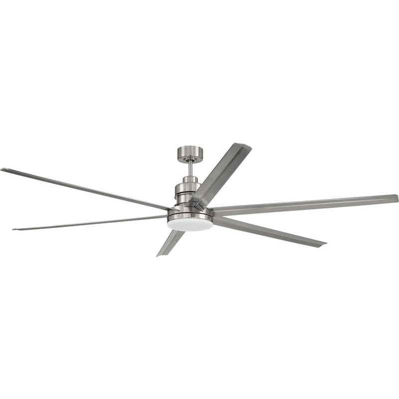 Craftmade MND80BNK6 Mondo 80 Inch Brushed Polished Nickel Ceiling