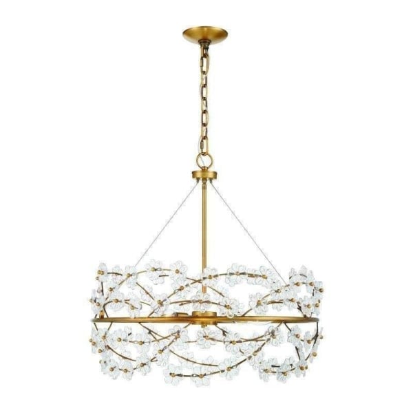 Savoy House 1-1727-5-322 Camille 5-Light Warm Brass Chandelier