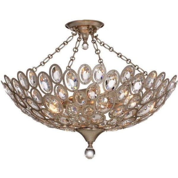 Crystorama Sterling Semi Flush