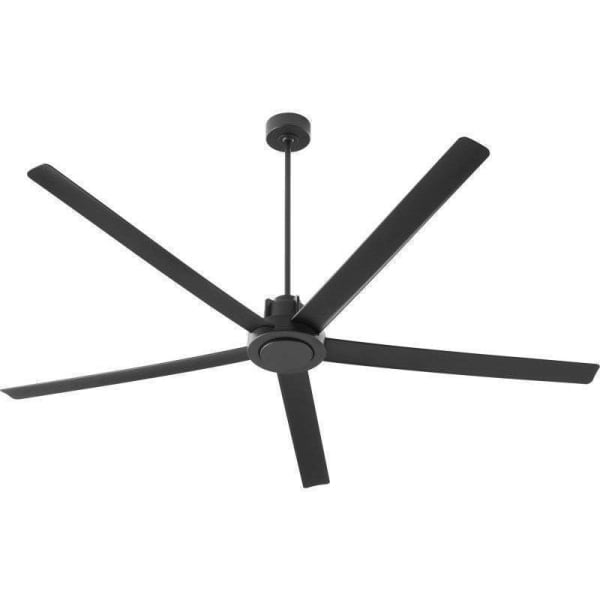 Quorum 80805-59 Revel 80 Inch Matte Black Ceiling Fan | DelMarFans.com