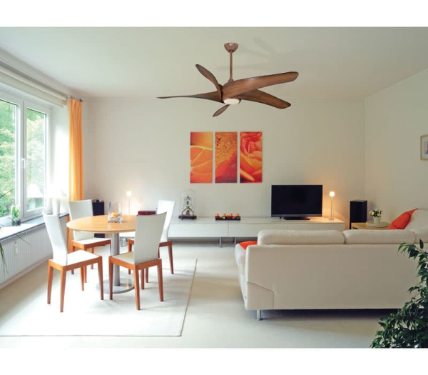 Minka-Aire F905L-SL Artemis XL5 LED 62 Inch Silver Ceiling Fan