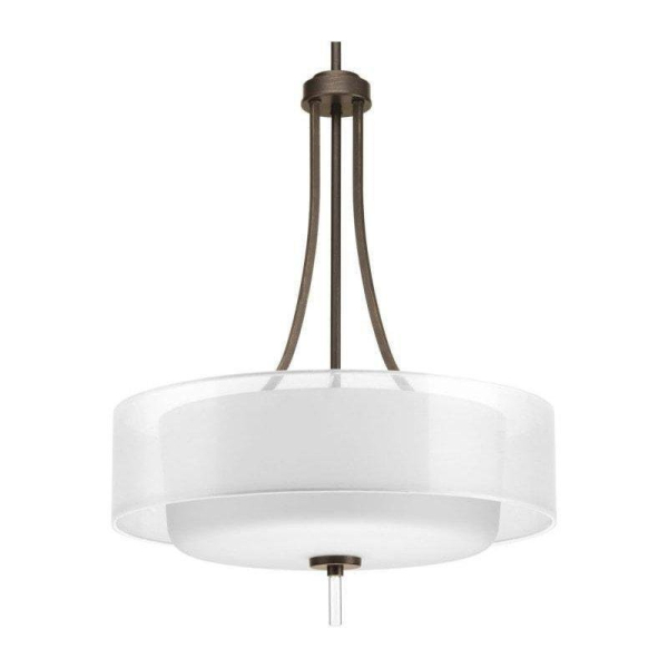 Progress Lighting P5047-20 Invite 4-Light Antique Bronze Pendant ...