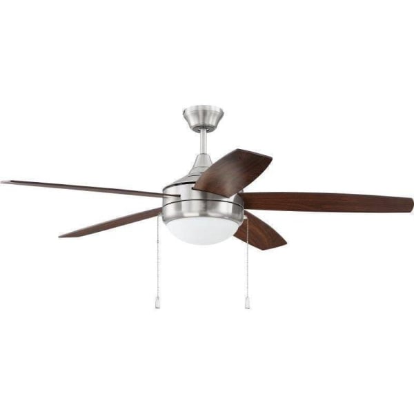 Craftmade PHA52BNK5 Phaze 5 52 Inch Brushed Polished Nickel