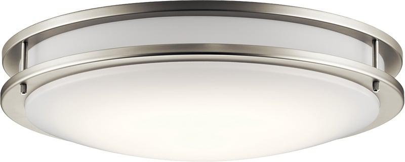 Avon Flush Mount, 1-Light LED 48 Watts, Brushed Nickel
