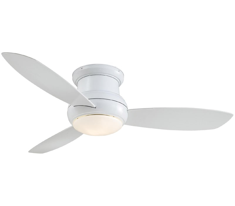 Minka Aire F474l Wh Concept Ii Wet Led 52 Inch White Ceiling Fan Delmarfans Com - How To Install A Minka Aire Ceiling Fan