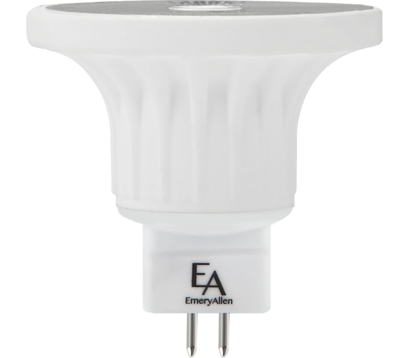 EmeryAllen 5.0 LED White MR16 GU5.3 Base, 12 Volt