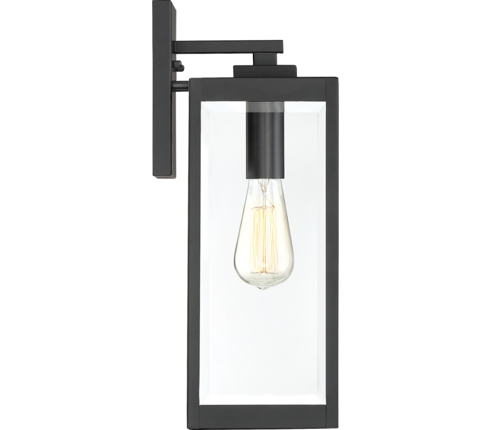 Westover Outdoor Wall Sconce, 1-Light 100 Watts, Earth Black