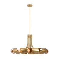 Kalco Lighting 521952BGL Ribbon Chandelier