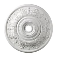 Lauerdale Medallion 30 Inch In White Finish