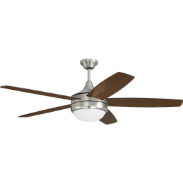Craftmade PHZ52BNK5 Phaze II 52 Inch Brushed Polished Nickel