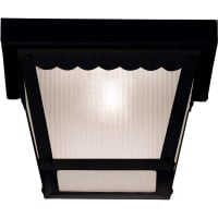 Exterior Collections Flush Mount, Black