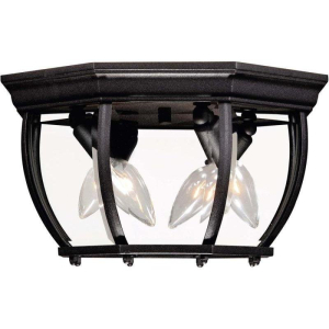 Exterior Collections Flush Mount, Black