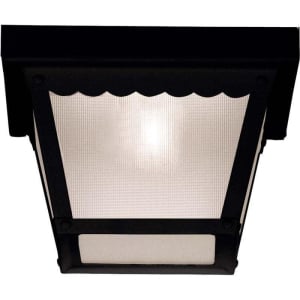 Exterior Collections Flush Mount, Black
