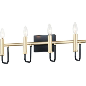 10254BKGLD Sullivan 4-Light Wall Sconce
