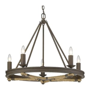 1053-5 DR Stokes 5-Light Chandelier