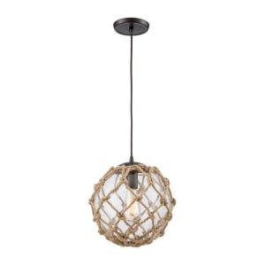 Coastal Inlet Pendant 1-Light, Oil Rubbed Bronze