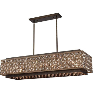 Rosslyn Chandelier 8-Light , Mocha/Deep Bronze