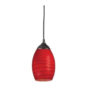 131-RED Jazz 1-Light Pendant