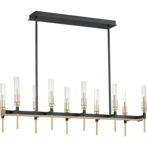16127CLBKAB Flambeau 10-Light LED Pendant