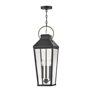 17502BK Dawson 3-Light LED Outdoor Pendant