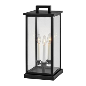 20017BK-LV Weymouth 3-Light LED Outdoor Post