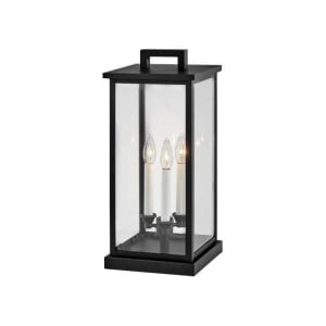 20017BK Weymouth 3-Light Landscape Path Post