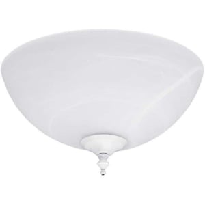 Swirled Marble Glass Bowl Light Kit