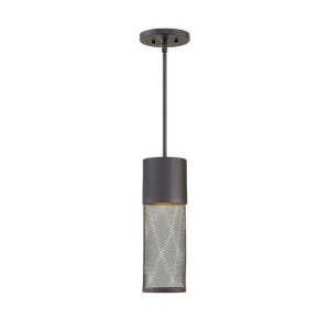 2302BK Aria 1-Light Outdoor Pendant 