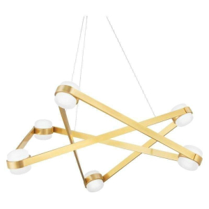 2738-AGB Orbit 6-Light LED Chandelier