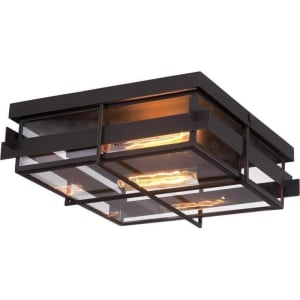 28055-013 Muller 2-Light Outdoor Flush Mount