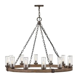 29207SQ-LL Sawyer 12-Light LED Outdoor Chandelier 