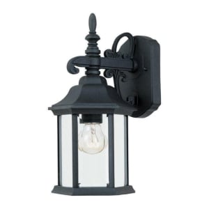 2961-BK Devonshire 1-Light Outdoor Wall Sconce