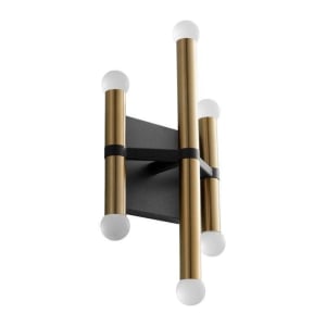 3-584-1540 Nero 6-Light LED Outdoor Wall Sconce