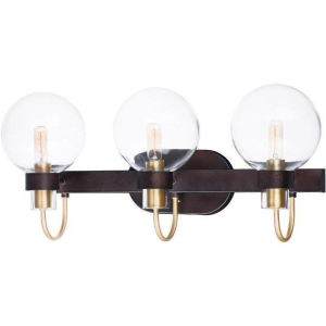30513CLBZSBR Bauhaus 3-Light Vanity